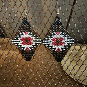 Handcrafted Beaded Earrings
